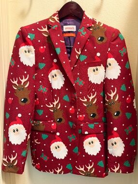 OPPOSUITS Boys 16 Christmas Suit Jacket